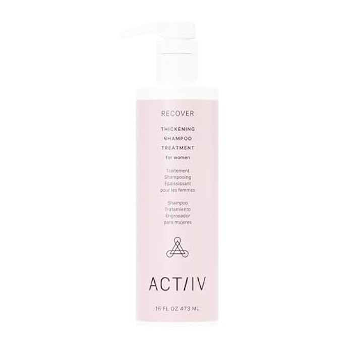 ACTIIV Recover Thickening Shampoo Treatment For Women | Supports the Appearance of Fuller, Healthier-Looking Hair, Supports Scalp Health, Plant-Based, Color-Safe, Vegan, All Hair Types - Image 1