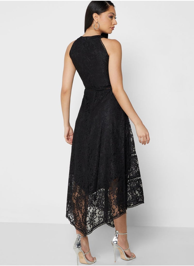 Ella Limited Edition - Asymmetrcial Lace Dress - Image 1