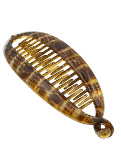 CAMILA Camila Paris CP1040 French Large Banana Clip Hair Comb, Flexible Banana Clips Hair for Thick Hair Ponytail Holder Interlocking Banana Hair Clips Styling Hair Banana Clips for Women Made in France 