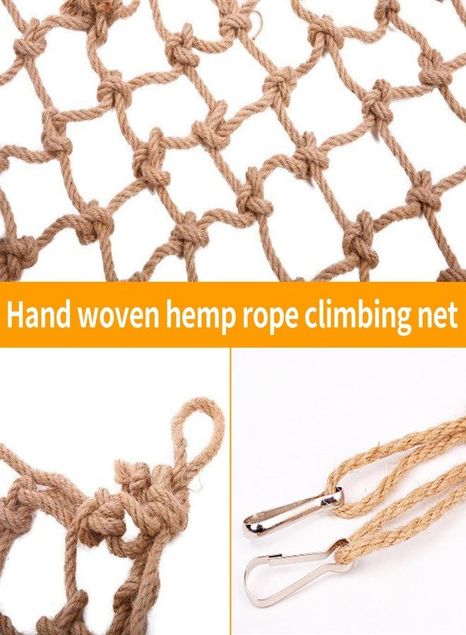 Tarini Hanging Climbing Net for Parrots and Hamsters, 50x40cm Small Animal Cage Accessory with 8 Hooks, Multi-Functional Pet Play Toy - Image 5
