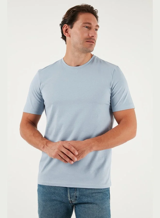 Buratti  Buratti Cotton Regular Fit Crew Neck T Shirt Men's T SHIRT 59020204 for Men | Best Price UAE