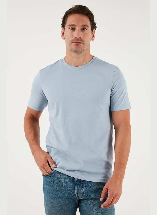 Buratti Cotton Regular Fit Crew Neck T Shirt Men's T SHIRT 59020204