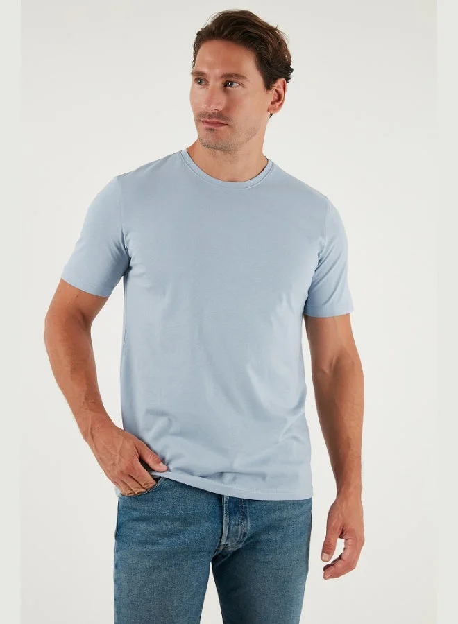 Buratti  Buratti Cotton Regular Fit Crew Neck T Shirt Men's T SHIRT 59020204 for Men | Best Price UAE