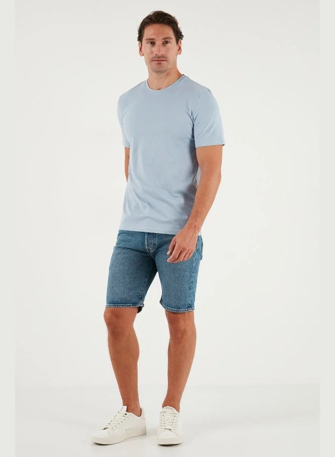 Buratti  Buratti Cotton Regular Fit Crew Neck T Shirt Men's T SHIRT 59020204 for Men | Best Price UAE