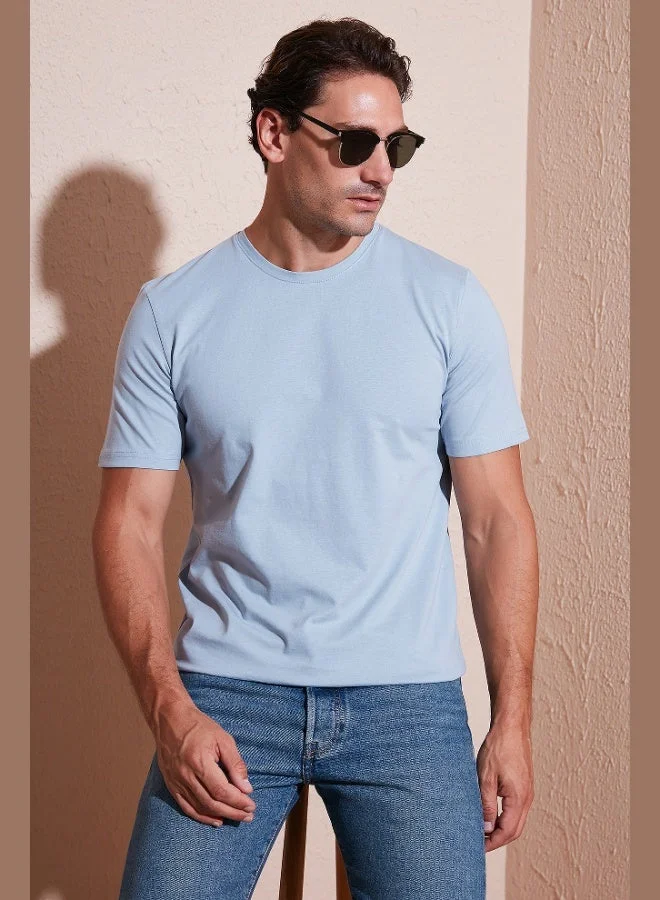 Buratti  Buratti Cotton Regular Fit Crew Neck T Shirt Men's T SHIRT 59020204 for Men | Best Price UAE