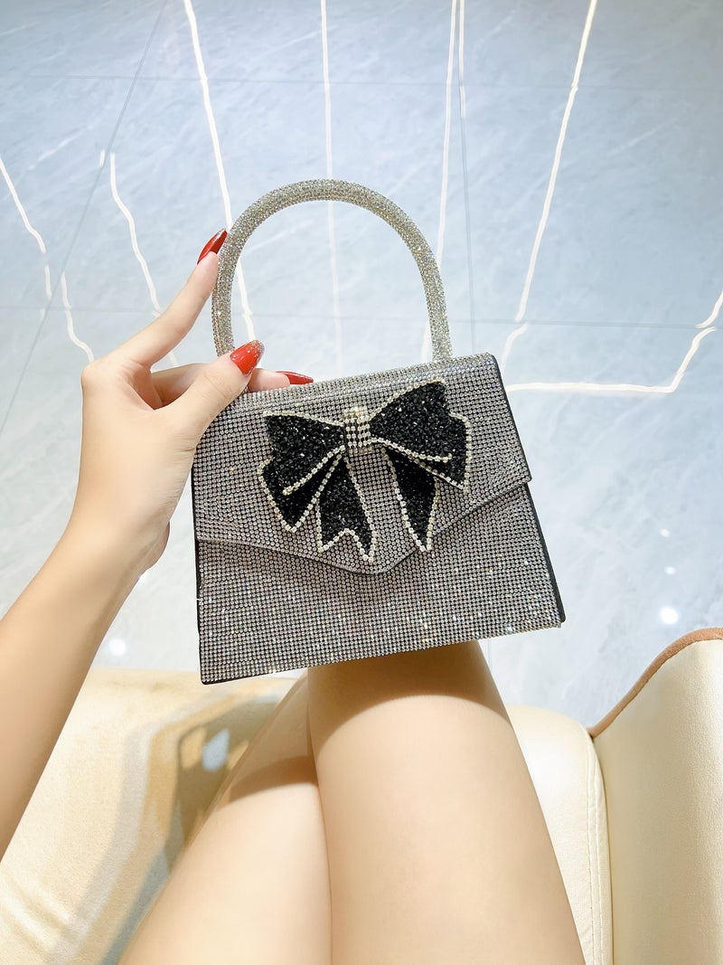 New Swallowtail Butterfly Handbag Wedding Dress Birthday Celebrity Banquet Evening Dress Crossbody Bag Evening Bag - Image 2
