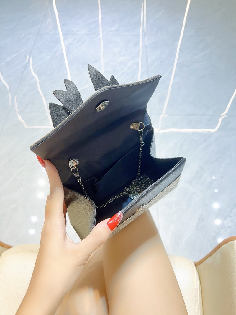New Swallowtail Butterfly Handbag Wedding Dress Birthday Celebrity Banquet Evening Dress Crossbody Bag Evening Bag - Image 4