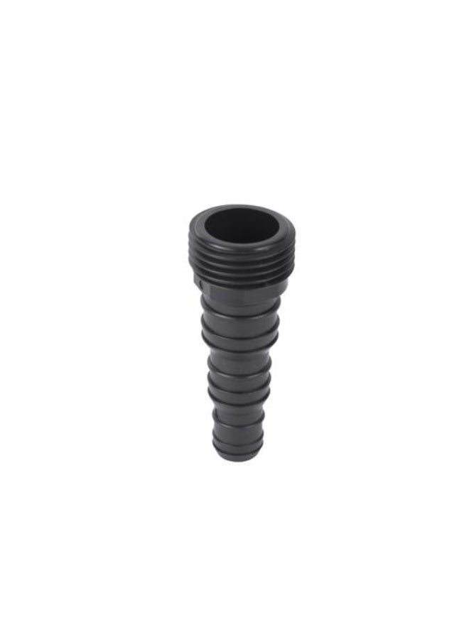 Epsilon Adaptor EPS1319, 3/4 Inch Male Threaded Pipe Adaptor, Three Section ABS Connector for Plumbing Pipes & Fittings, Durable Corrosion Resistant Connector for Irrigation, Gardening & Water Systems, Black - Image 1