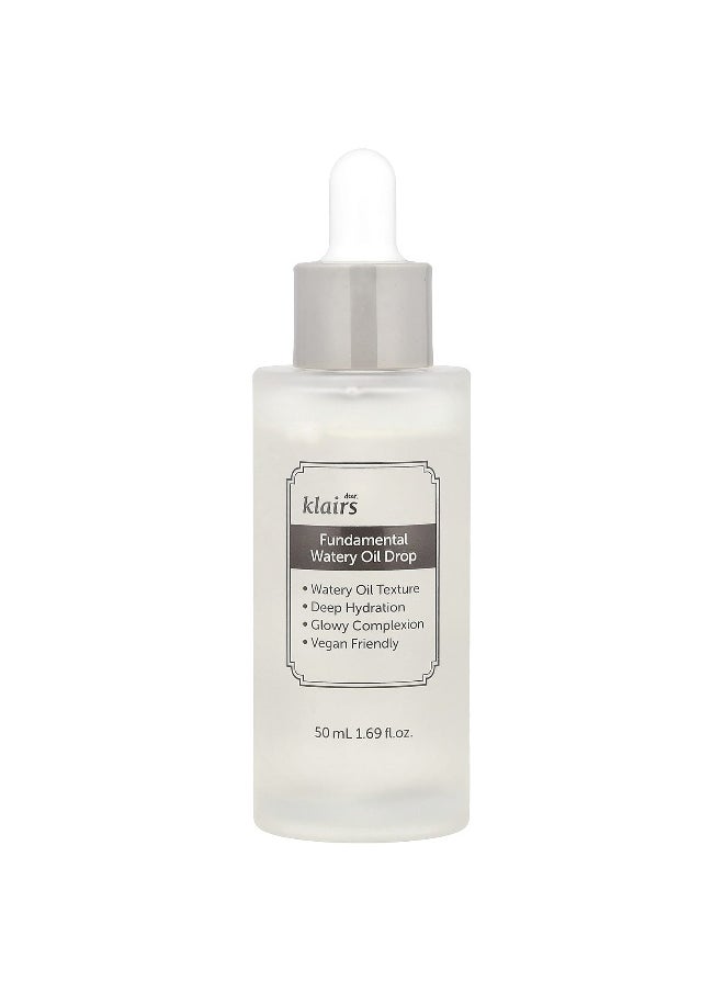 Dear,Klairs Dear, Klairs, Fundamental Watery Oil Drop, 1.69 fl oz (50 ml)  - Image 1