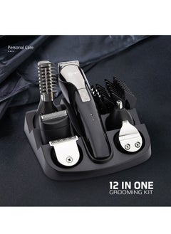 Mr. Light 12 In 1 Rechargeable Grooming Kit Beard Trimmer Full Size Shaver Nose Body Design Trimmer Fast Charging Time 2 Hours Working Time 2 Hours USB Charge  - Image 2