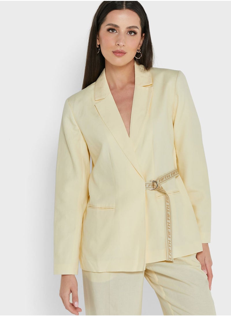 The Fifth - Tie Detail Blazer - Image 1