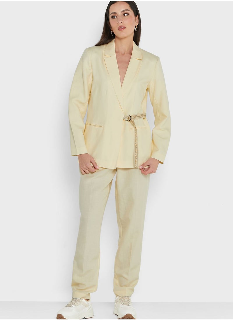 The Fifth - Tie Detail Blazer - Image 1