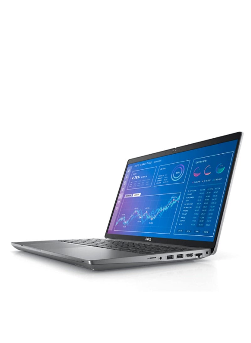 ديل Precision 3000 3571 Workstation Laptop (2022) With 15.6-Inch HD Display, Core i7 Processor/8GB RAM/512GB SSD/Nvidia T600 Graphics Card/Windows 11 Pro English/Arabic Black - Image 2