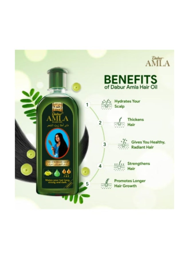 Dabur Amla Hair Oil 500 ml - Image 2