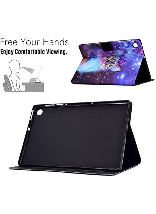 erorex - Samsung Galaxy Tab A9 Plus 11 Inch 2023 Sm X210 X215 X216 Case Folio Flip Wallet Cover Book Case With Standfunction Card Slot With Pattern For Samsung Tab A9 Plus Tablet - Image 1