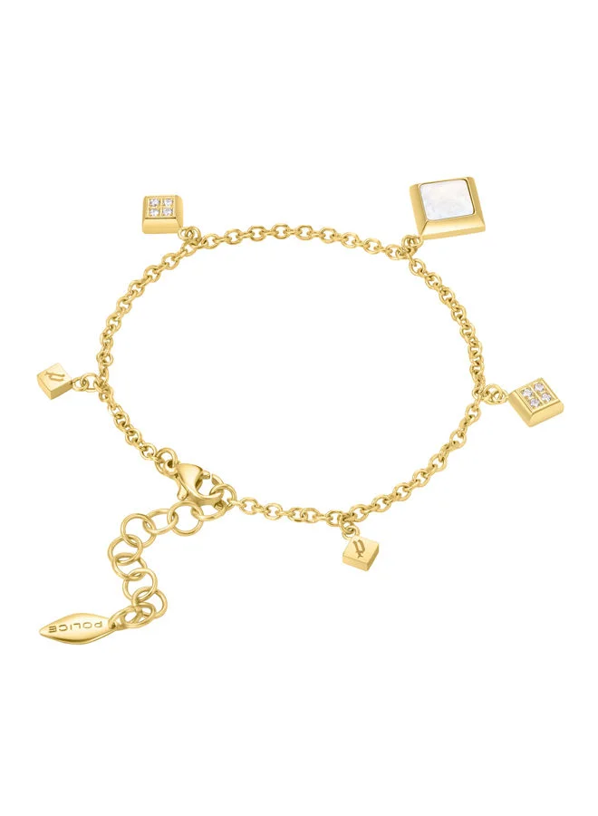 POLICE Blatant Bracelet for Women Gold Plating with Mother of PearlPEJLB0001303