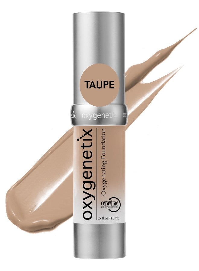 Oxygenetix Oxygenating Foundation - Taupe | Breathable Makeup for Face | Buildable Coverage with Weightless Feel | Longwear Foundation for Women | Safe for Sensitive or Laser-Treated Skin - Image 1