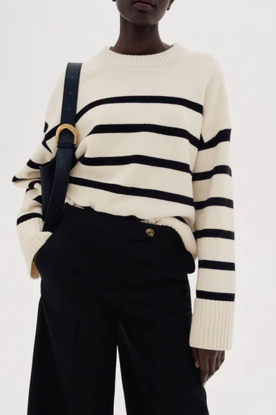 H&M Wide tailored trousers