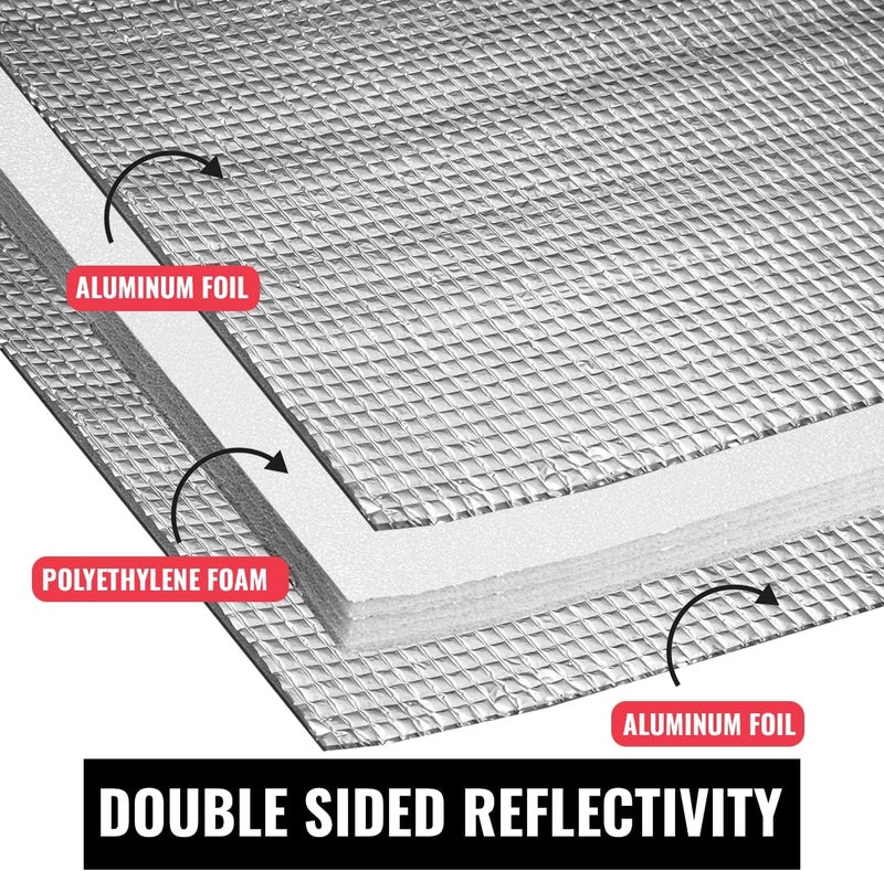 SEALTECH Ultra Heavy Duty 10mm Reflective Insulation Roll - Premium Foam Core Radiant Barrier for Energy Conservation -Commercial Grade Soundproofing Thermal Shield for Indoor and Outdoor (16" X 10') - Image 5