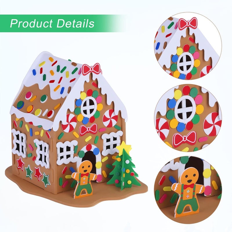 ELCOHO Gingerbread House DIY Craft Kit - Image 3