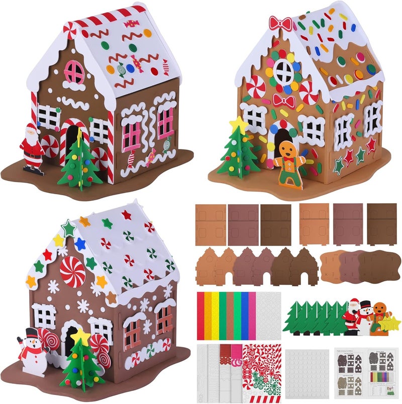 ELCOHO Gingerbread House DIY Craft Kit - Image 1