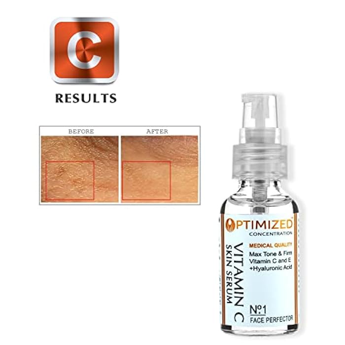OPTIMIZED #1 BEST Anti Aging Vitamin C Serum with Vitamin E and Hyaluronic Acid, Medical Grade Skin Care For Face, Fill Fine Lines, Fades Age Spots, Evens Skin Tone, Anti Wrinkle OPTIMIZED for Day Use. - Image 3