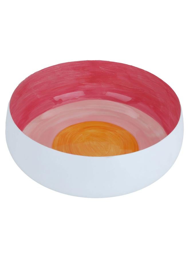 السيف  طبق تقديم بورسلين دائري عميق 9 × 28 سم وردي - Image 2