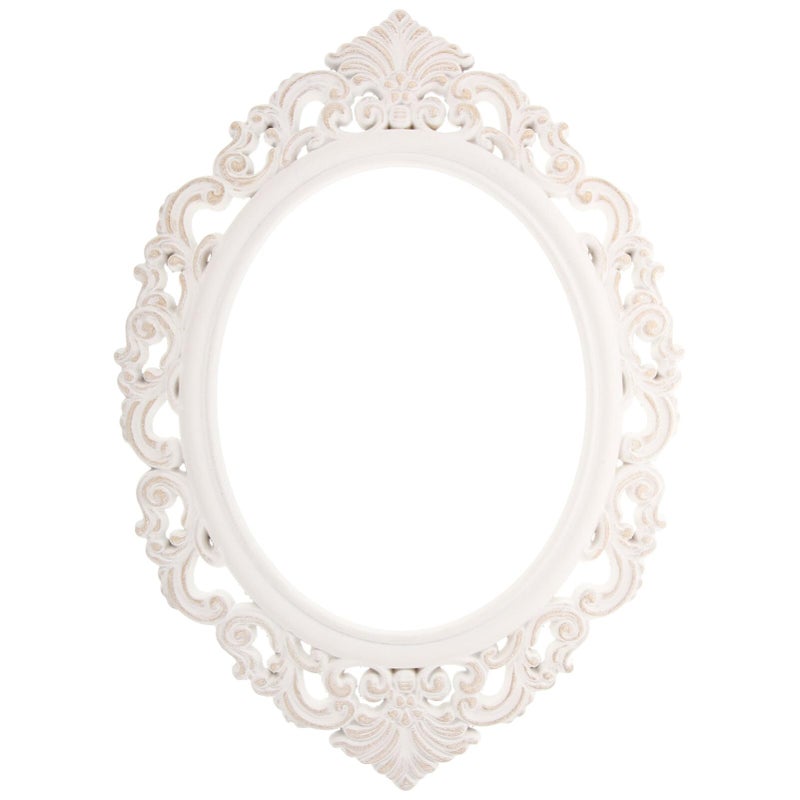 DIYEAH Vintage Picture Frames European Style Antique Frames Resin Oval Jewelry Display Frame Wall Hanging Photo Frame for Home Wedding Hotel Decor - Image 1