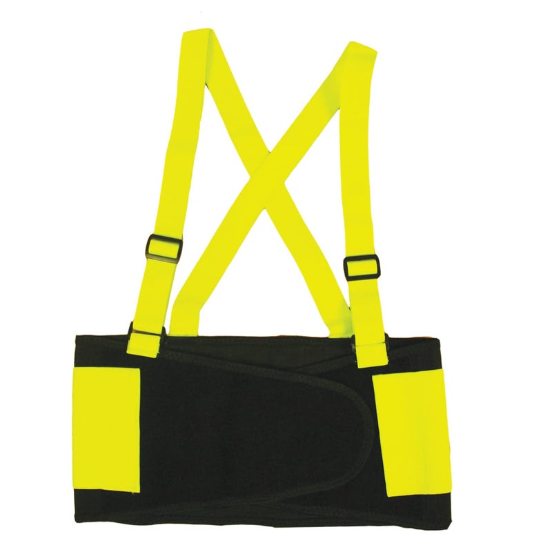 Cordova Back Support Belt with Attached Suspenders Quick Adjust Elastic Outer Panels - Image 1