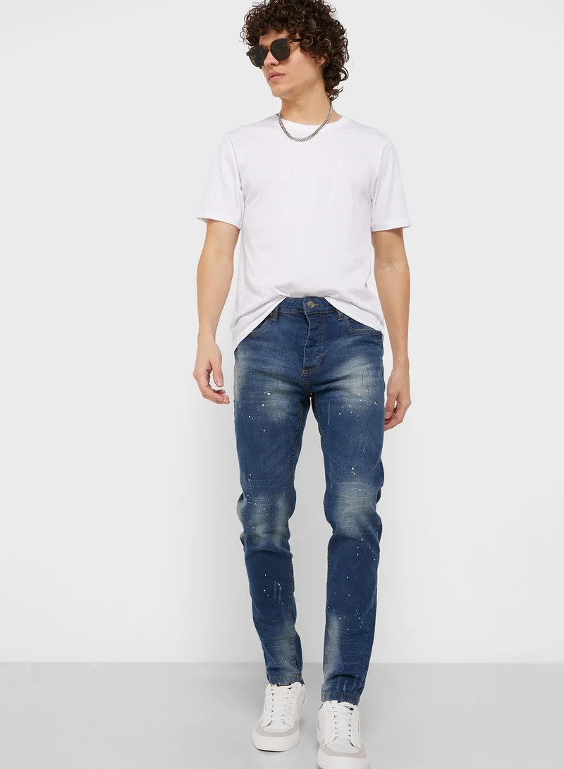 BRAVE SOUL Bravesoul  Blue Denim Skinny Fit Jeans