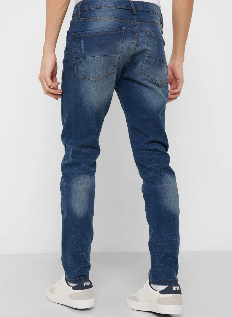 BRAVE SOUL Bravesoul  Blue Denim Skinny Fit Jeans