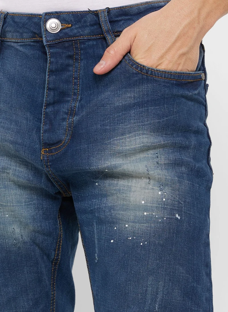 BRAVE SOUL Bravesoul  Blue Denim Skinny Fit Jeans