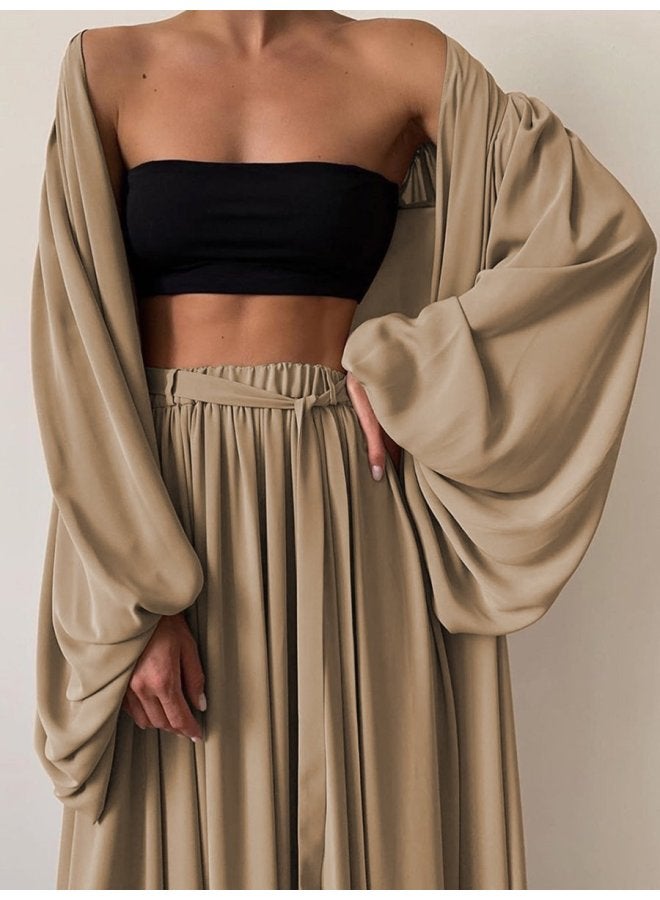Fashion New European And American Women's Clothing Spring And Summer Coat 3 Pieces Suit