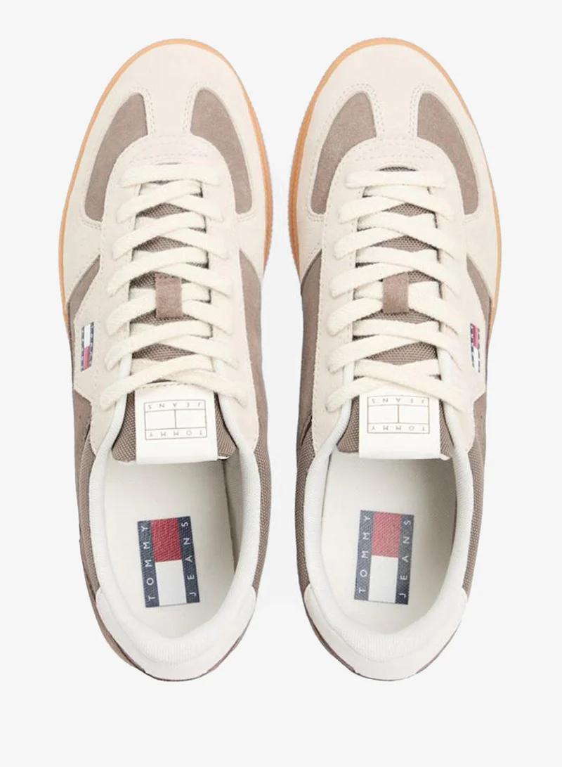 Tommy Jeans Newsprint The Greenwich Suede Sneakers for Men | Best Price UAE