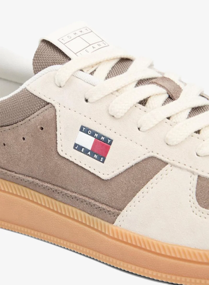 Tommy Jeans Newsprint The Greenwich Suede Sneakers for Men | Best Price UAE