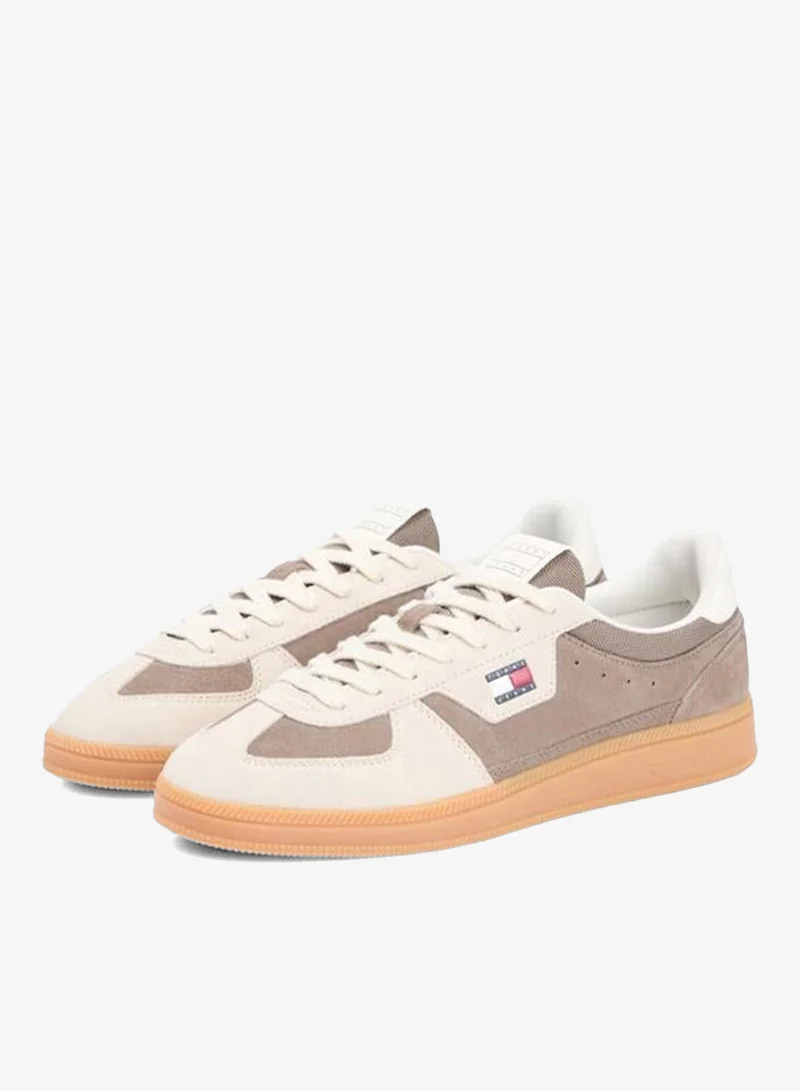 Tommy Jeans Newsprint The Greenwich Suede Sneakers for Men | Best Price UAE