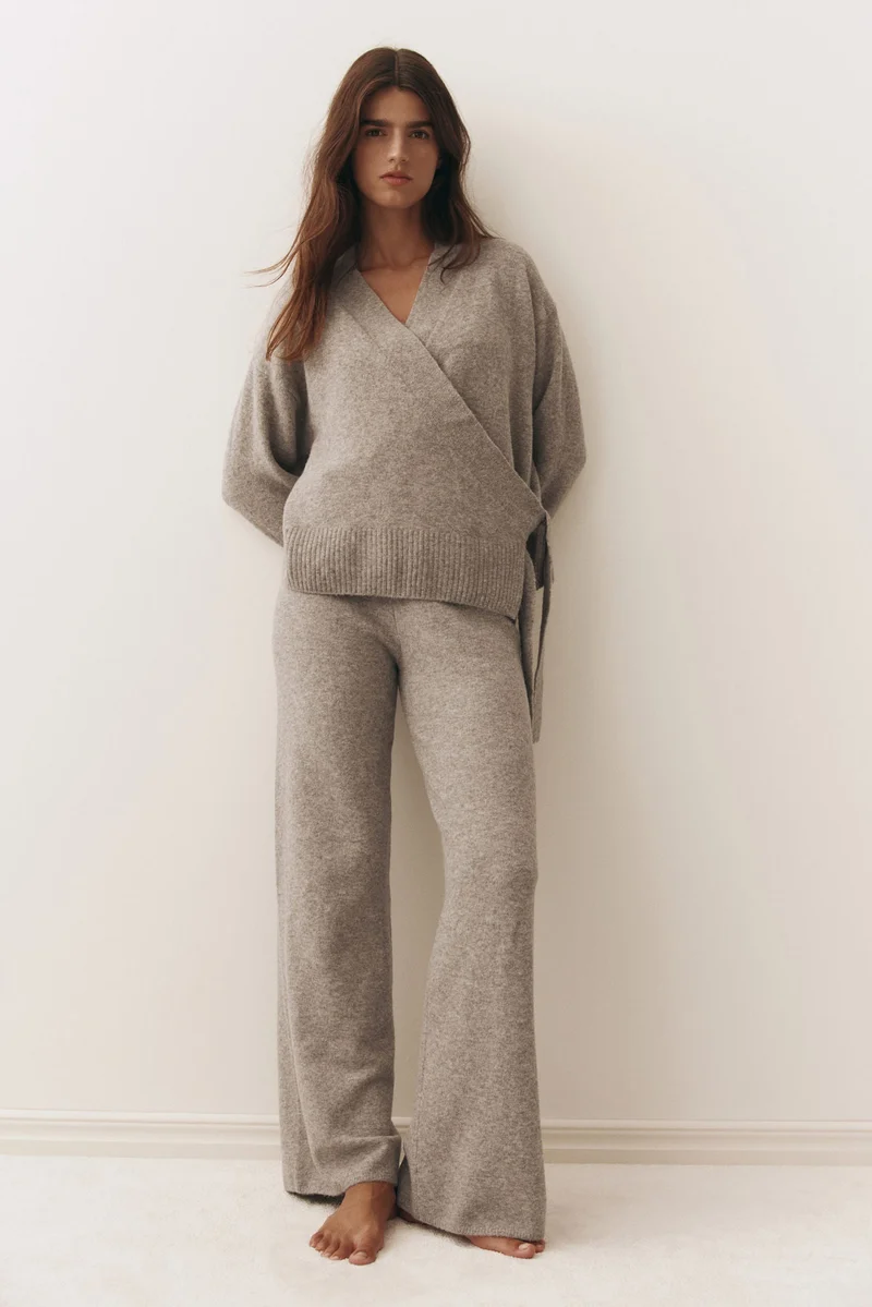 H&M Knitted wrap cardigan