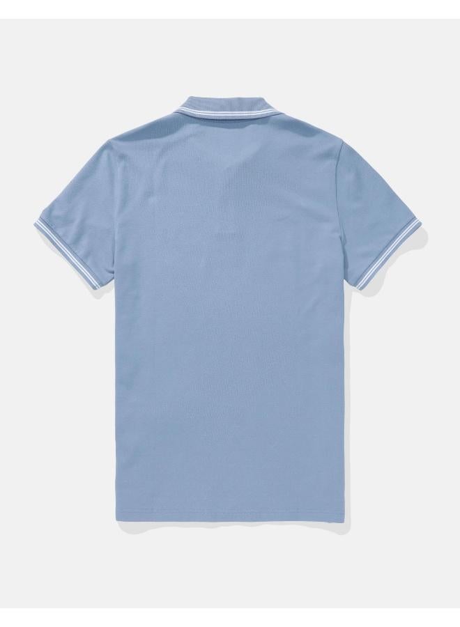 American Eagle AE Slim Fit Pique Polo Shirt - Image 2