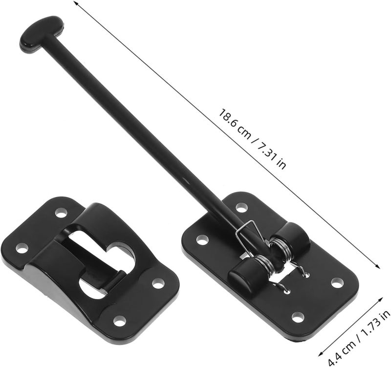 VOSAREA RV Door Latch Catch Set Plastic Trailer Door Holder for RVs and Cargo Trailers Sturdy Windproof Design Easy to Install - Image 2