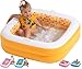 GRIP A POOL 3in1 Inflatable Baby Pool Bathtub Ball Pit for Toddlers 13 Patented Safety Secure Grip Handles Soft Floor Drain Summer Water Toys First Birthday Gifts Kiddie Pool for Ages 1 2 3 34x10 - Image 3