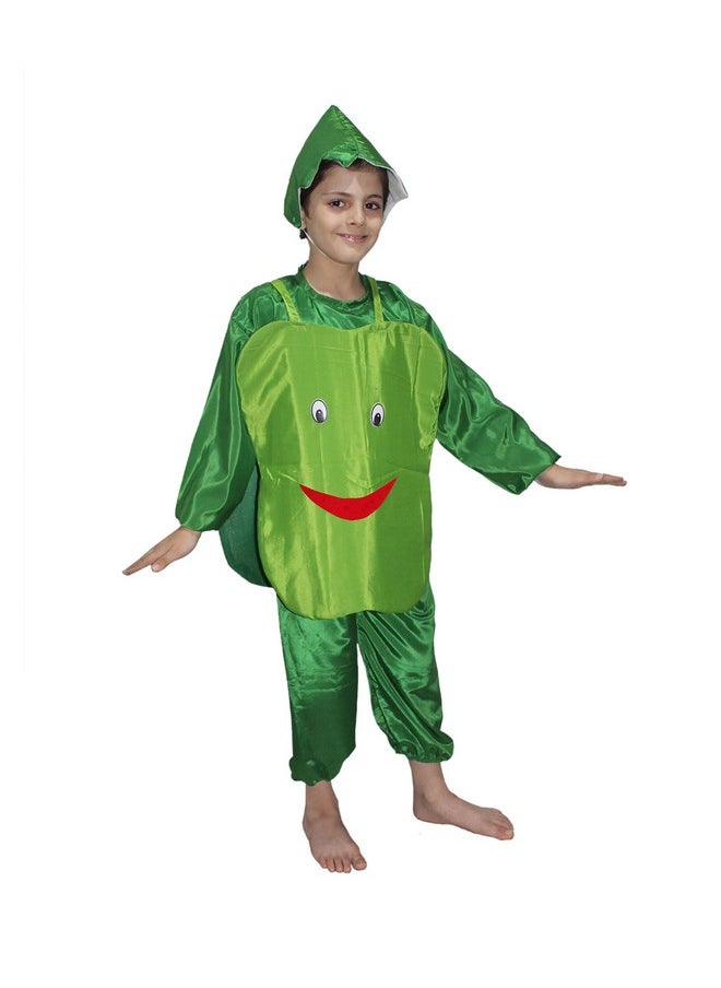 Kaku Fancy Dresses Kaku Fancy Dresses Polyester Capsicum Vegetables Costume -Green, 5-6 Years, for Boys & Girls  - Image 2