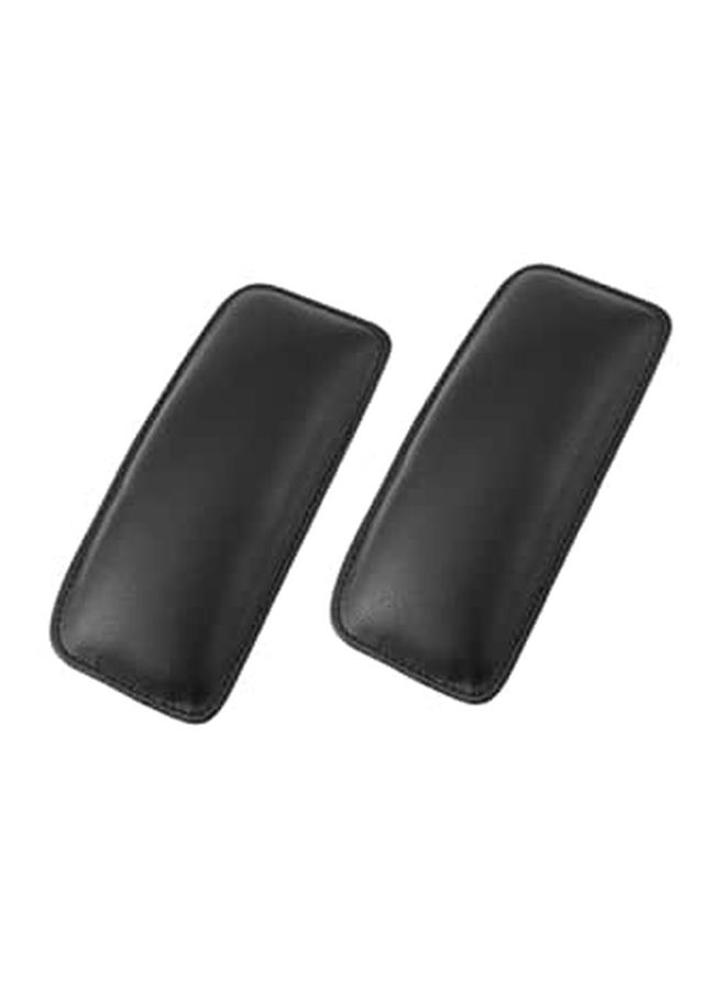 2pcs Car Knee Support Cushion and Leg Pad Yoga Non Slip Foam Set Black - Image 1