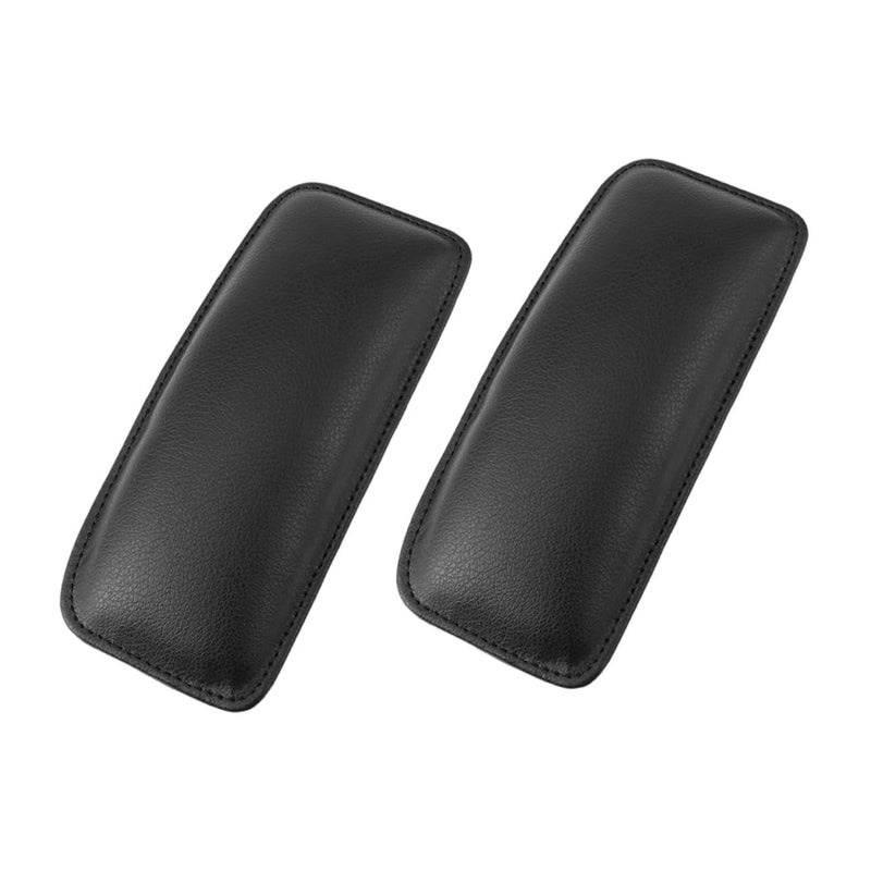 2pcs Car Knee Support Cushion and Leg Pad Yoga Non Slip Foam Set Black - Image 2