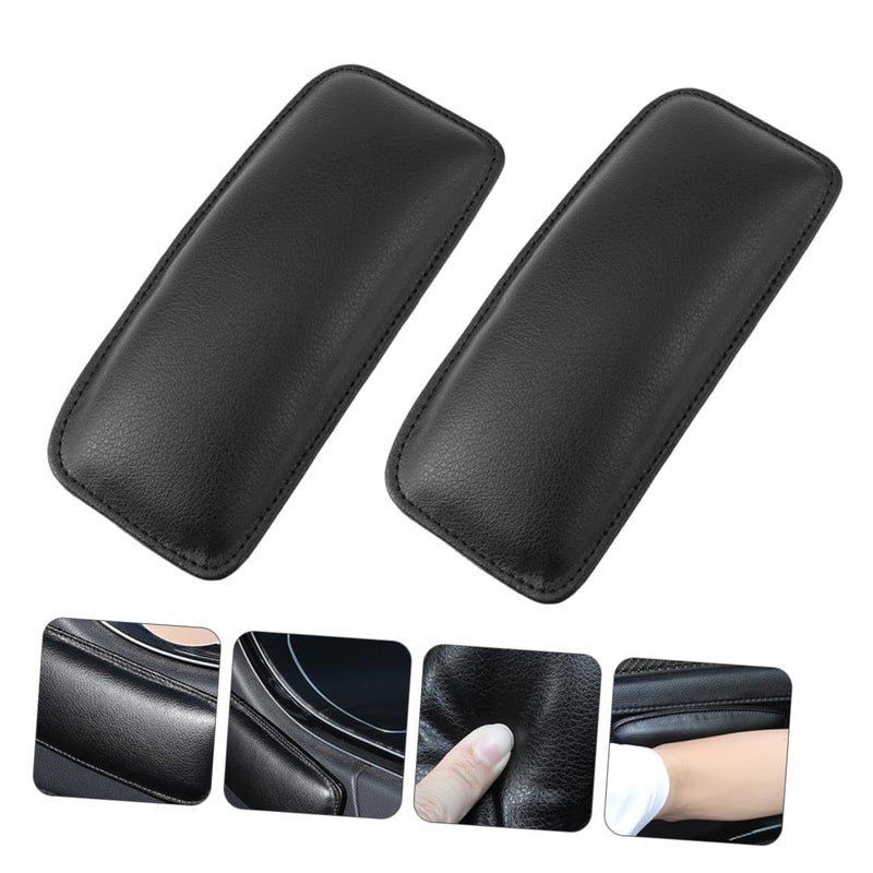 2pcs Car Knee Support Cushion and Leg Pad Yoga Non Slip Foam Set Black - Image 4