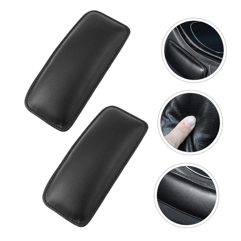 2pcs Car Knee Support Cushion and Leg Pad Yoga Non Slip Foam Set Black - Image 5