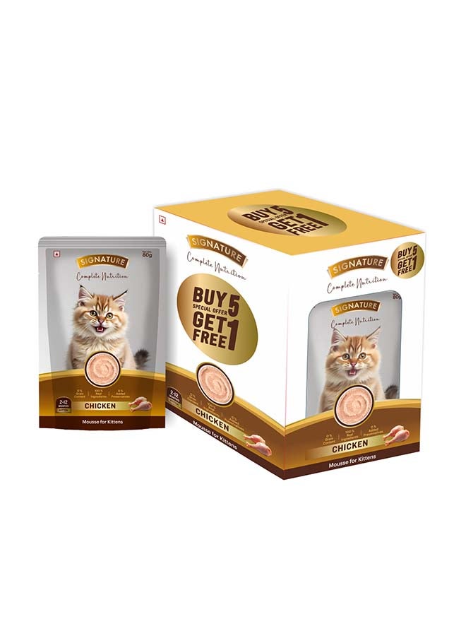 Grain Zero Signature Grain zero  Kitten Chicken Wet Gravy, 6 x 80g (480g) - Image 2