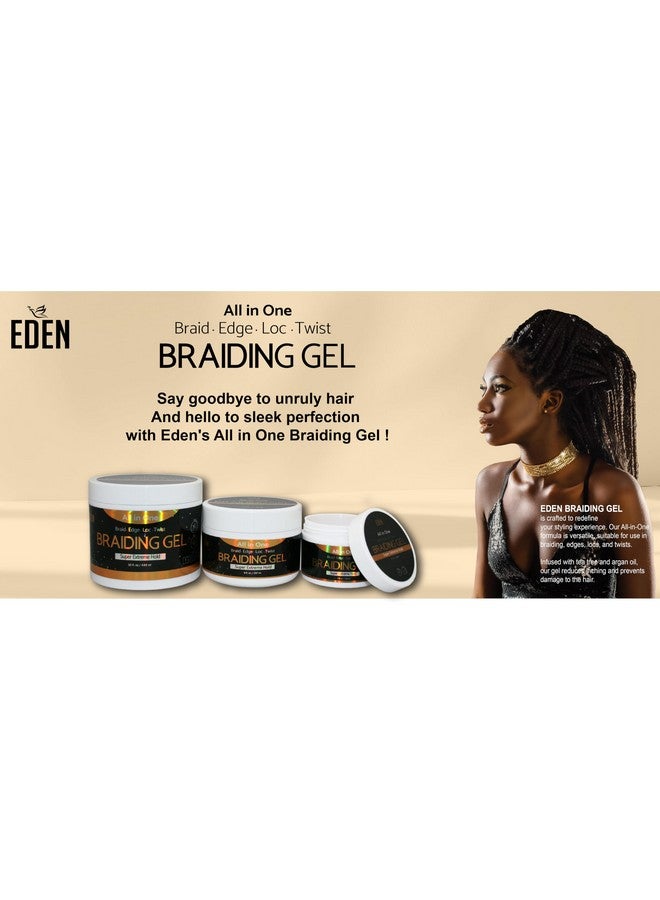 EDEN Braiding Gel (4 Fl Oz) | No Flaking or Whitening - Image 2