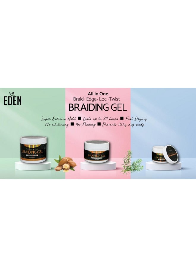 EDEN Braiding Gel (4 Fl Oz) | No Flaking or Whitening - Image 3
