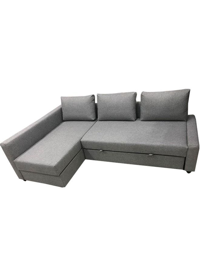 KARNAK Diwan Sofa Cum Bed With Storage Box Convertible For Living Room Home Office Grey 3 Seater Grey 140X213X75 Cm  - Image 1