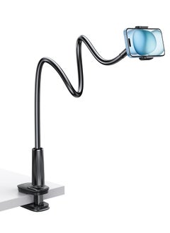 XiuWoo Mobile Phone Holder for Bed, Gooseneck iPhone Stand, Long Arm Mobile Phone Holder, Adjustable iPhone Stand for Bedside Table Compatible with iPhone 15/14/13 Series Galaxy S24 Ultra S23  - Image 1
